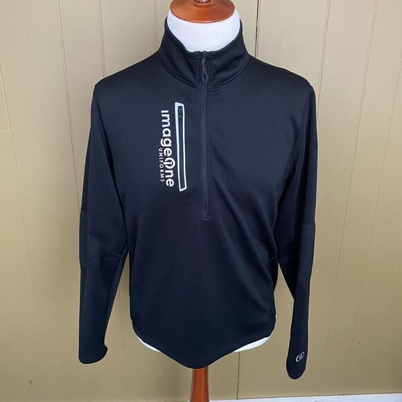 Ogio endurance men M quarter zip Longsleeve pullover black - Picture 1 of 12